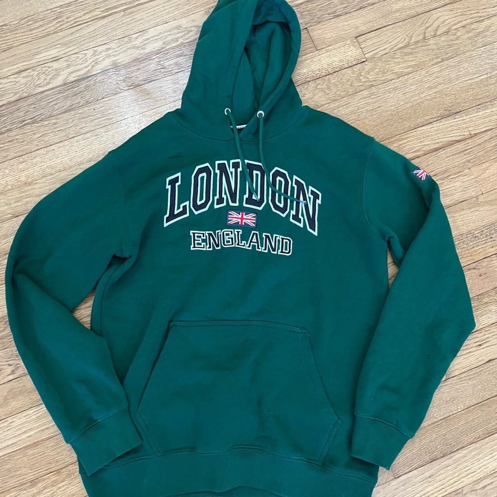 Green London England Hoodie